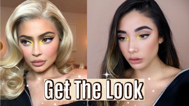 'Kylie Jenner inspired Yellow Inner Corner Eyeshadow plus Face Details'