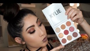 'Kylie Cosmetics The Burgundy Palette| First Impressions, Review&Demo| JulesBeauty'