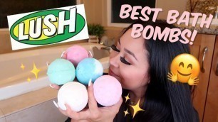 'LUSH HAUL | BEST BATH BOMBS | AMAZING BATH OILS | JESSICA CANON'