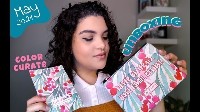 'Color Curate Unboxing - May 2021 for makeup beginners like me!'