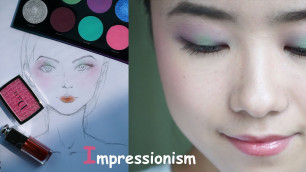 'Impressionism Makeup | Linda Hallberg Spectrum Palette Review&Tutorial'