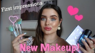 'FULL FACE OF FIRST IMPRESSIONS | Testing new makeup | Spectrum Collections Oceana Palette'