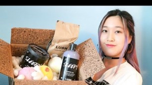 'Lush Cosmetics Unboxing Haul // Bath Bombs, Bubble Bars, & Body Lotion'