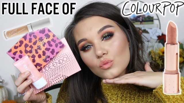 'FULL FACE OF COLOURPOP COSMETICS | GOOD SPORT PALETTE'