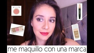 'Me maquillo con UNA marca de maquillaje *FLOWER BEAUTY*'