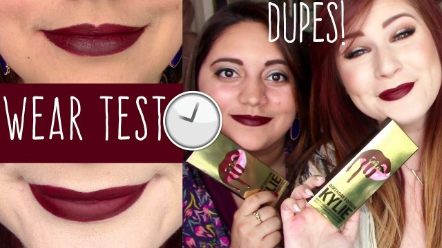 'LEO BIRTHDAY COLLECTION KYLIE LIP KIT DUPES & LASTING IMPRESSION REVIEW'