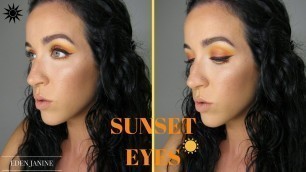 'SUNSET EYES Makeup look | URBAN DECAY FULL SPECTRUM'