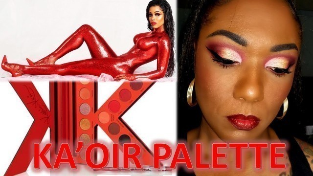 'NEW!!!  Keyshia Ka\'oir Palette - 1st Impression Try On'