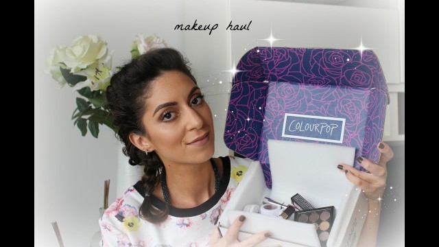 'haul איפור colourpop, Mac...'