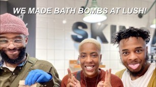 'Making Bath bombs w/ Lush Cosmetics.'