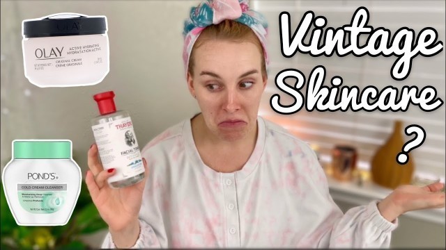 'I tried a VINTAGE SKINCARE for 30 DAYS!! | 1950’s skincare experiment'