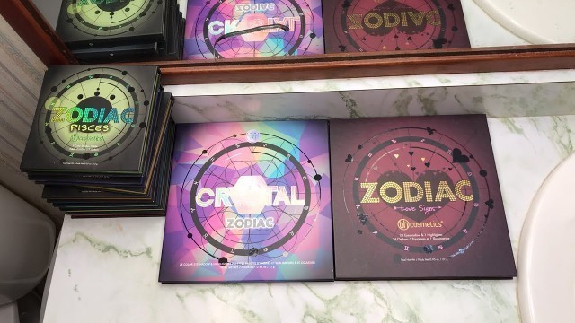 'Love Signs vs Crystal Zodiac Swatch Comparisons by BH Cosmetics, Can we make similar shades?'