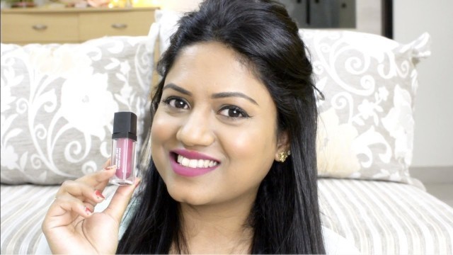 'Sugar Cosmetics Smudge Me Not Liquid Lipstick Review | Ria Rajendran'