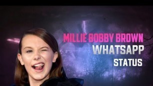 'Millie bobby brown whatsapp status|| best status|| 2k 60fps|| Millie bobby brown play date edit