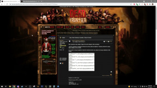 'Dead Frontier: Christmas Cosmetics leak'