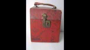 'vintage cosmetics case'