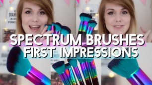 'Spectrum Brushes: Siren Sculpt First Impressions // MissBeautyEmily'