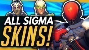 'Overwatch | SIGMA ALL SKINS & COSMETICS - Insane Highlight Intros!'