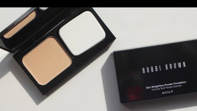 'Bobby Brown Skin weightless Powder Foundation Demo and Review'