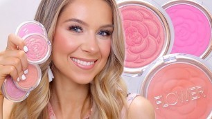 'FLOWER Beauty Blushes (4 COLORS!) Swatches + Review'