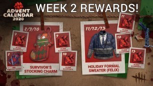 'Dead By Daylight| Advent Calendar week 2! Nice Stocking! Felix Ugly Sweater! #DeadbyDaylightPartner'