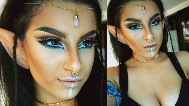 'Wood Elf Makeup Tutorial | Halloween 2015 | Makeup By Leyla'