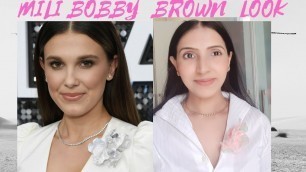 'MILLIE BOBBY BROWN LOOK | MAKEUP LOOK | CLOTHES | STRANGER THINGS  LOOK | HAIRSTYLE |CELEBRITY LOOK'