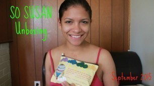 'So Susan Unboxing 09/15'