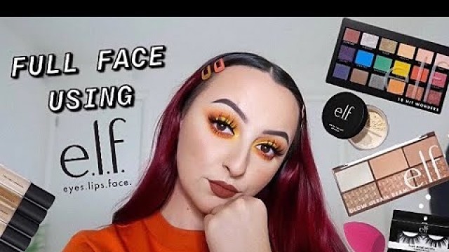 'FULL FACE USING ONLY E.L.F COSMETICS | MAKEUP TUTORIAL'