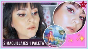 'MERFANTASIA RUDE COSMETICS TUTORIAL MAQUILLAJE DELINEADO GRAFICO COLORIDO | UNA TAL PUI'