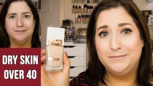 'FLOWER BEAUTY LIGHT ILLUSION FOUNDATION | Dry Skin Review & Full Day Wear Test'