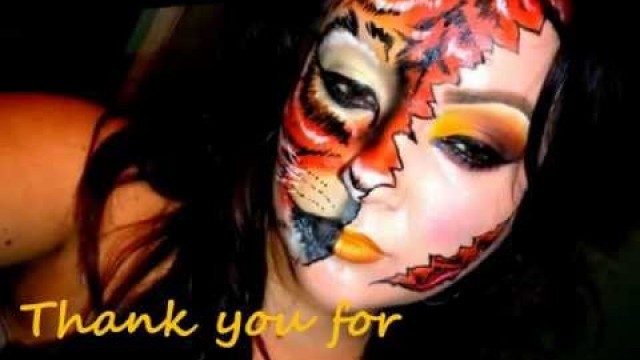 '\"Tiger\" using Bitchslap Cosmetics'