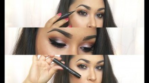 'Makeup Basics: EASY WINGED EYELINER | Part One | Elf Intense Ink Eyeliner Pen'