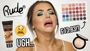 'TESTING RUDE COSMETICS! JACLYN X MORPHE DUPE? FULL FACE OF FIRST IMPRESSIONS'