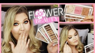 'NEW FLOWER BEAUTY PRODUCTS | TRY ON + HAUL'