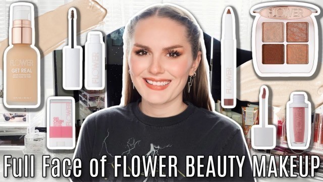 'FULL FACE OF NEW FLOWER BEAUTY MAKEUP 2020 | full face of first impressions flower beauty 2020'