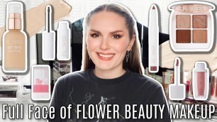 'FULL FACE OF NEW FLOWER BEAUTY MAKEUP 2020 | full face of first impressions flower beauty 2020'