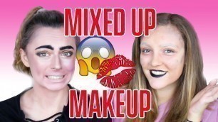'MIXED UP MAKEUP CHALLENGE! w/ Beauty Spectrum | Sophie Foster'