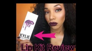 'Kylie Jenner Lip Kit in \"KOURT K\" Review'