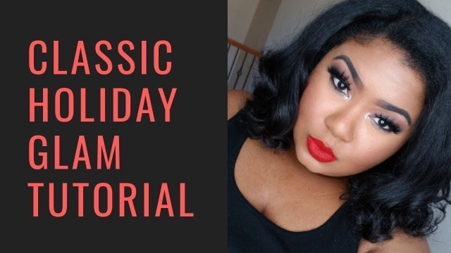 'Classic Holiday Glam Makeup Tutorial | Elf The New Classics Palette'