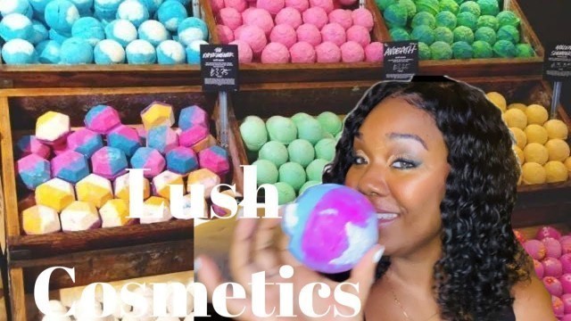 'HERE\'S WHAT I GOT FROM LUSH COSMETICS | BATH BOMBS | SHEKITHA G'