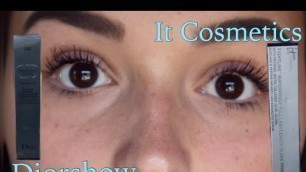 'First Impression & Comparison : Diorshowiconic Mascara & It Cosmetics Mascara'