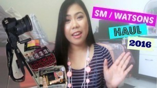 '[TAGALOG] SM MAKEUP HAUL 2016 (BYS, LOL, ELF, EB Advance) | thelatebloomer11'