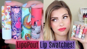 'So Susan LipoPout Lip Swatches'