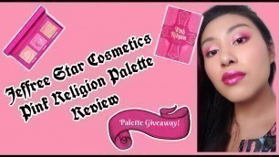 'Español | Jeffree Star Cosmetics Pink Religion Palette Review'