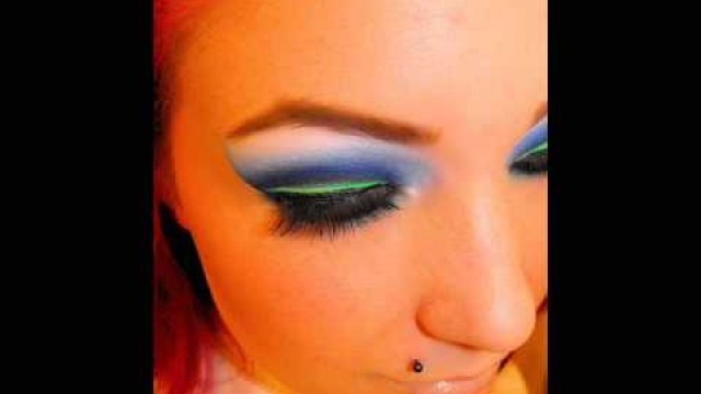 'Blue and green BitchSlap tutorial'