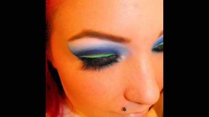 'Blue and green BitchSlap tutorial'
