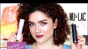 'MULAC vs NEVE COSMETICS - Quale fondo in stick preferisco? | CurlyMakeup'