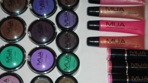 'MUA (Makeup Academy) makeup haul and review'