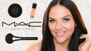 'MAC COSMETICS HAUL | Next to Nothing Try On Review'